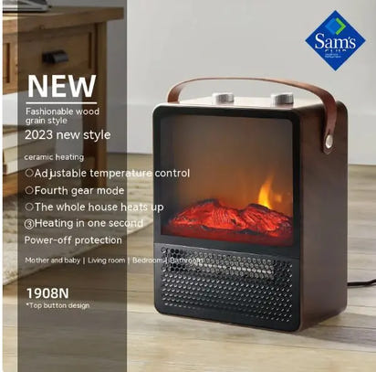 Simulated Flame Vertical Heater