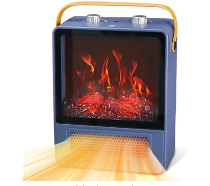 Simulated Flame Vertical Heater