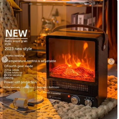 Simulated Flame Vertical Heater