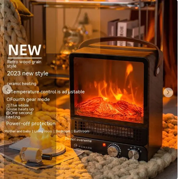 Simulated Flame Vertical Heater